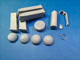 Judge Dredd Inspired Accessories Kit FDM or RESIN