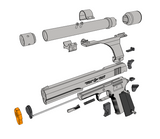 The Terminator Hardballer Replica - KIT 1984 (Terminator Inspired)
