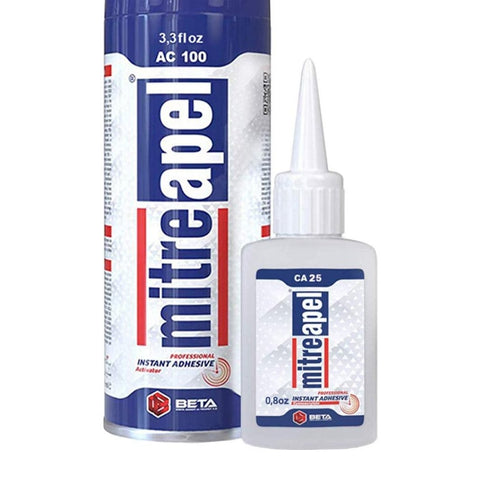 MITREAPEL CA Glue with Activator (0.80 oz - 3.30 fl oz.)